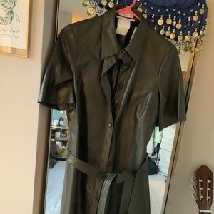 Urban Outfitters Vegan Leather Dress